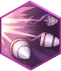ไอคอนทักษะ Gatling Fire